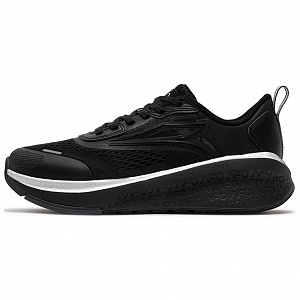 361° Wear-Resistant Low-Top Running Shoes Women's Black Gray