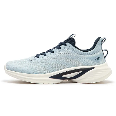361° Cushioning, Breathable, And Resilient Design Low Top Casual Running Shoes Men's Blue