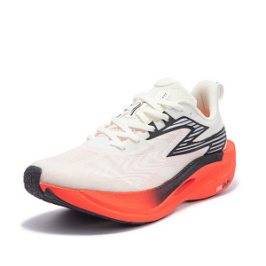 361° Fly 2ET Cushioning Anti-Slip Wear-Resistant Breathability Low-Top Running Shoes Unisex White Red 1 2995226