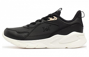 361° Cushioning Lightweight Low Top Running Shoes Women's Black Pink