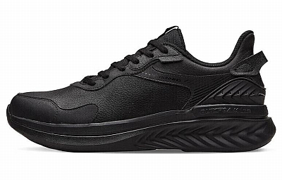 361° Cushioning Water-Resistant Lightweight Rebound Low-Top Running Shoes Men's Black