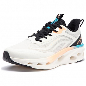 361° Slip-Resistant Low-Top Casual Running Shoes Men's White Black 1 2995310