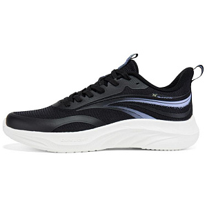 361° Cushioning, Wear Resistant Low Top Running Shoes Women's Black White