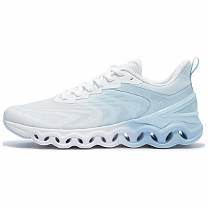 361° Cushioning Abrasion Resistant Lightweight Low Top Running Shoes Men's White Blue