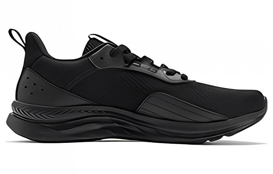 361° Anti Slip Wear Resistant Low Top Running Shoes Men's Black