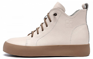 EBLAN High Top Skateboard Shoes Women's Ecru
