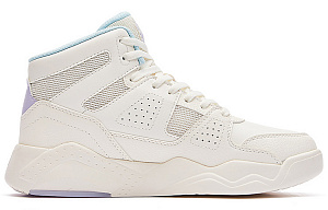 361° Warm Anti-Slip And Wear-Resistant High-Top Skateboard Shoes Women's White Purple 1 2995991