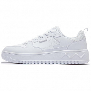 361° Wear-Resistant Low-Top Skateboard Shoes Women's White