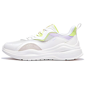 361° Wear-resistant Non-slip And Breathable Low-Top Sprint Running Shoes Women's White Purple Green