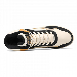 361° Winter Syndrome Warm Slip-Resistant Cushioning Wear-Resistant High-Top Skateboard Shoes Men's Wheat Brown 1 2996100