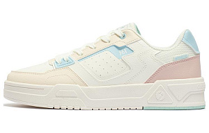 361° Slip Resistant Cushioning Wear Resistant Lightweight Breathable Low Top Skateboard Shoes Women's White