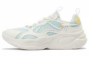 361° Shock Absorbers With Slip Resistant And Abrasion Resistant Properties Low Top Running Shoes Women's Blue White