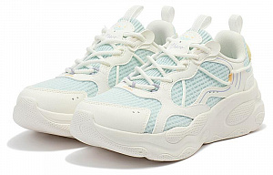 361° Shock Absorbers With Slip Resistant And Abrasion Resistant Properties Low Top Running Shoes Women's Blue White 1 2996156