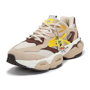 361° SpongeBob Anti-Slip Wear-Resistant Low-Top Casual Shoes Women's Apricot Tea Brown 1 2996183