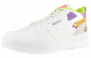 361° Wear resistant And Lightweight Low Top Skateboard Shoes Women's White Purple 1 2996325