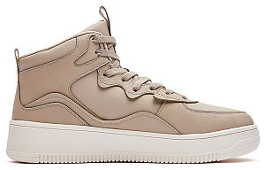 361° Wear-Resistant High-Top Skateboard Shoes Men's Light Bone 1 2996334