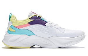 361° Slip Resistant, Abrasion Resistant, Breathable Low Top Casual Shoes Women's White Cyan 1 2996538