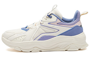 361° Anti Slip Wear Resistant Low Top Sports Casual Shoes Women's Beige Blue