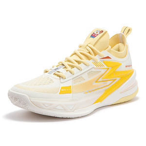 361° BIG3 5.0 Pro Basketball Shoes Men's Low top Feather White/Sunshine Yellow 1 2996589