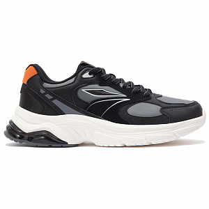 361° Wear-resistant And Lightweight Low-Top Casual Shoes Men's Obsidian Black Smoke Gray 1 2996606