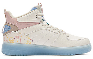 361° Slip-Resistant Cushioning High-Top Skateboard Shoes Women's White 1 2996624