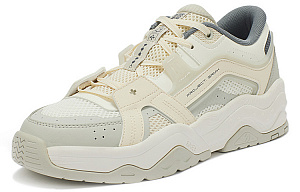 361° Slip-Resistant Breathable Low-Top Skateboard Shoes Men's Gray Beige 1 2996657