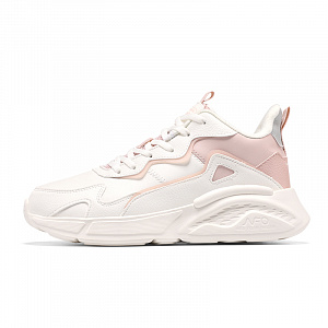 361° Warm Low-Top Casual Shoes Women's White Pink