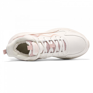 361° Warm Low-Top Casual Shoes Women's White Pink 1 2996789