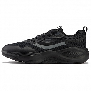 361° Durable Breathable Low-Top Casual Shoes Men's Black Gray