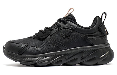361° Running Shoes Women's Low-Top Obsidian Black/Soft Pink
