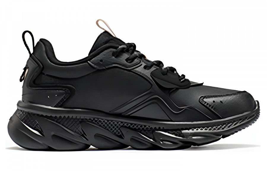 361° Running Shoes Women's Low-Top Obsidian Black/Soft Pink