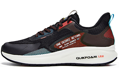 361° Yu Yi Rainy Comfort Low-Top Running Shoes Women's Black Red Mesh