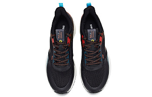 361° Yu Yi Rainy Comfort Low-Top Running Shoes Women's Black Red Mesh 1 2996900