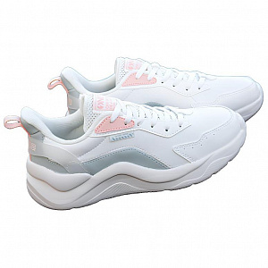 361° Cushioned Slip Resistant Low Top Casual Shoes Women's White Green 1 2996913