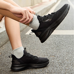 361° Breathable And Lightweight Low top Casual Running Shoes Men's Obsidian Black 3 2996942