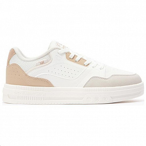 361° Slip-Resistant Cushioning Lightweight Low-Top Skateboard Shoes Women's White Beige 1 2996967