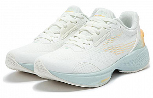 361° Flying Wing 2 Cushioned Slip-Resistant Low-Top Running Shoes Women's White Blue 3 2996984