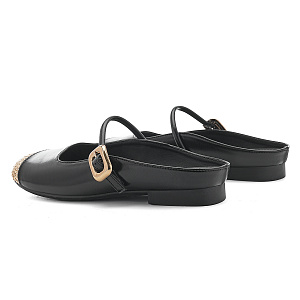 EBLAN Wrap-toe Slippers Women's Black 2 2997076