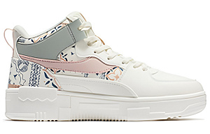 361° Skateboard Shoes Women's Mid top Feather White/Light Peach Pink 1 2997098