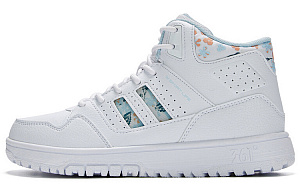 361° Warm Mid-Top Skateboard Shoes Women's White Blue