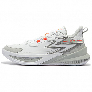 361° Big3 Team Cushioning Anti-Slip And Wear-Resistant Low-Top Basketball Shoes Men's White Gray