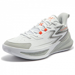 361° Big3 Team Cushioning Anti-Slip And Wear-Resistant Low-Top Basketball Shoes Men's White Gray 1 2997235