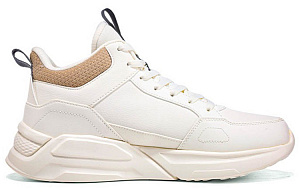 361° Warm And Water-Resistant Mid-Top Skateboard Shoes Men's Light Bone 1 2997301