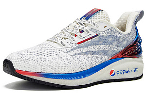 361° Lightweight Breathable And Rebound Low-Top Casual Shoes Women's White Blue 1 2997306