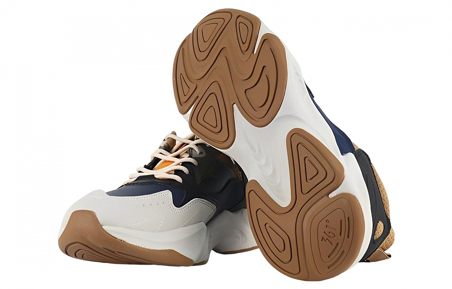 361° Lightweight And Wear resistant Low Top Sports Casual Shoes Oil Ink Blue