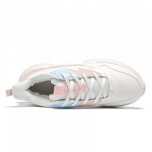 361° Cushioned Wear-Resistant Slip-Resistant Low-Top Casual Shoes Women's Pink White 1 2997384