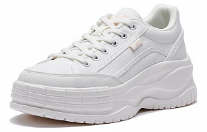 361° Anti Slip Wear Resistant Low Top Skateboard Shoes Women's White 1 2997450
