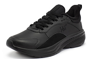 361° Warm Slip-Resistant Low-Top Casual Running Shoes Women's Obsidian Black 1 2997491