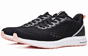 361° Shock Absorbers Slip Resistant Abrasion Resistant Breathable Low top Running Shoes Women's Black Pink 1 2997662