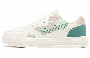 361° Anti-Slip Wear-Resistant Lightweight Breathable Low-Top Skateboard Shoes Women's White Pink Green
